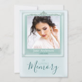 Einladung zur Beerdigung von Fotos (Vorderseite)