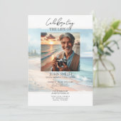 Einladung zur Beerdigung von Küstenbesichtigungen (Stehend Vorderseite)