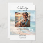 Einladung zur Beerdigung von Küstenbesichtigungen (Vorne/Hinten)