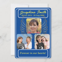 Einladung zur Beerdigungsfeier personalisierten 3 