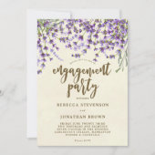 Einladung zur Begegnung mit dem Blumen von Lavende (Vorderseite)