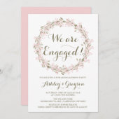 Einladung zur Begegnung mit dem blush Winter-Kranz (Vorne/Hinten)