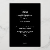 Einladung zur Bekanntgabe von Informationen (Rückseite)