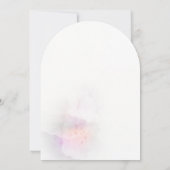 Einladung zur Bekundung der Taufe mit weichem Wass (Rückseite)