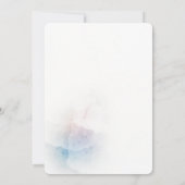 Einladung zur Bekundung der Taufe mit weichem Wass (Rückseite)