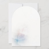 Einladung zur Bekundung der Taufe mit weichem Wass (Rückseite)