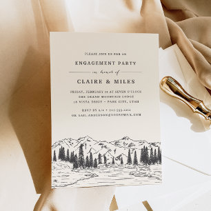 Einladung zur Berg-Sketch-Engagement