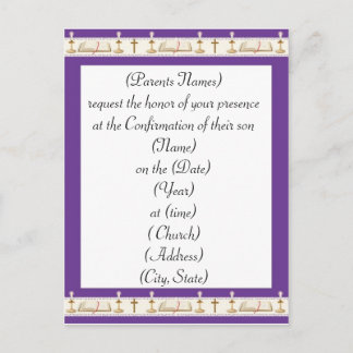 Einladung zur Bestätigung