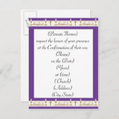 Einladung zur Bestätigung (Vorne/Hinten)