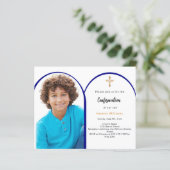 Einladung zur Bestätigung der Boy Confirmation des (Stehend Vorderseite)