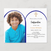 Einladung zur Bestätigung der Boy Confirmation des (Vorderseite)