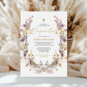 Einladung zur Bestätigung der eleganten Lila Wildb