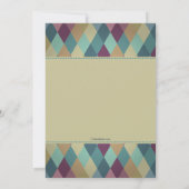 Einladung zur Bestätigung des Diamantmusters (Rückseite)