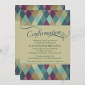 Einladung zur Bestätigung des Diamantmusters (Vorne/Hinten)