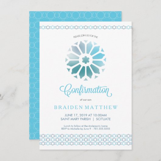 Einladung zur Bestätigung, Einladung zur Jungen-Be (Vorne/Hinten)