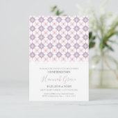 Einladung zur Bestätigung - individuelle Einladung (Stehend Vorderseite)