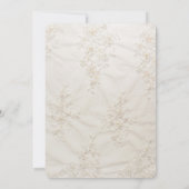 Einladung zur bestickten Hochzeit (Rückseite)