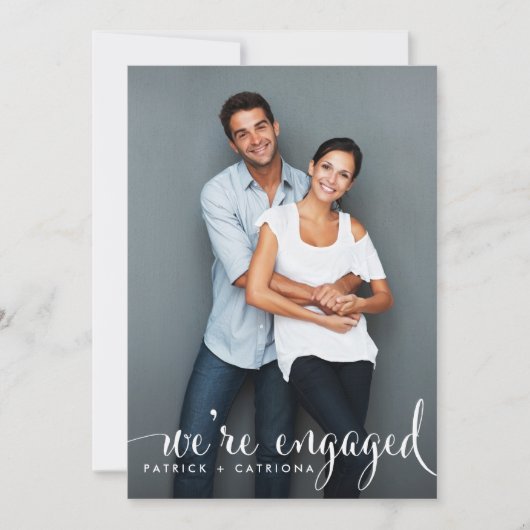 Einladung zur Bewerbung eines Whimsical Script-Fot (Vorderseite)