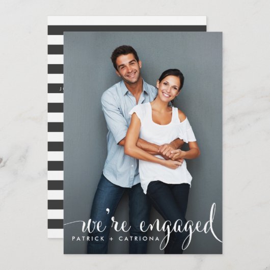 Einladung zur Bewerbung eines Whimsical Script-Fot (Vorne/Hinten)