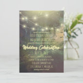 Einladung zur Bezauberung der Waldhochzeit - Strei (Stehend Vorderseite)