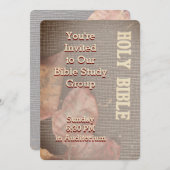 Einladung zur Bibelstudie (Vorne/Hinten)