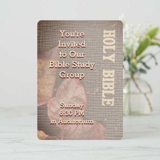 Einladung zur Bibelstudie (Stehend Vorderseite)