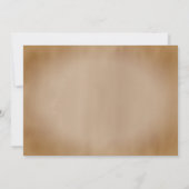 Einladung zur Big Foot Birthday Party (Rückseite)