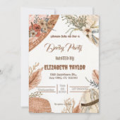 Einladung zur Big Hat Derby-Party (Vorderseite)