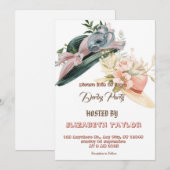 Einladung zur Big Hat Derby-Party (Vorne/Hinten)