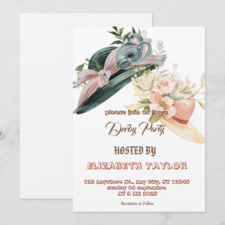 Einladung zur Big Hat Derby-Party