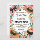 Einladung zur Big Hat Derby-Party (Vorderseite)