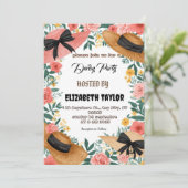 Einladung zur Big Hat Derby-Party (Stehend Vorderseite)