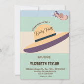 Einladung zur Big Hat Derby-Party (Vorderseite)