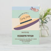 Einladung zur Big Hat Derby-Party (Stehend Vorderseite)