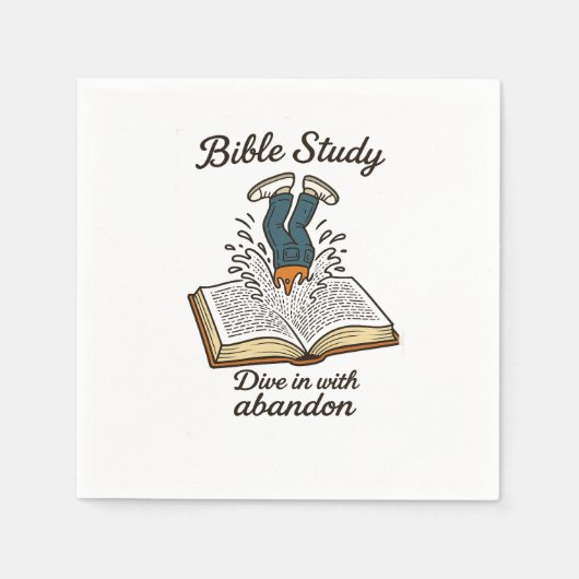 Einladung zur Biologie Serviette (Vorderseite)