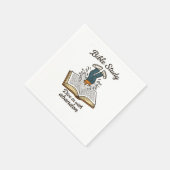 Einladung zur Biologie Serviette (Ecke)