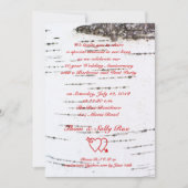 Einladung zur Birkenrinde (Vorderseite)