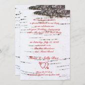 Einladung zur Birkenrinde (Vorne/Hinten)