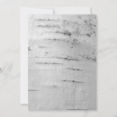 Einladung zur Birkenrinde (Rückseite)