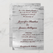 Einladung zur Birkenrinde (Vorne/Hinten)