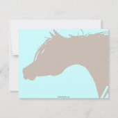 Einladung zur Birthday Party beim Blue Arabian Pfe (Rückseite)