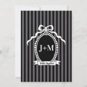Einladung zur Black Bow Coquette-Jubiläumsfeier (Rückseite)