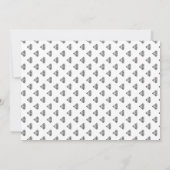 Einladung zur Black Diamond Bridal Dusche (Rückseite)