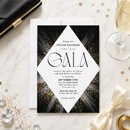 Einladung zur Black-Tie-Gala funkelt