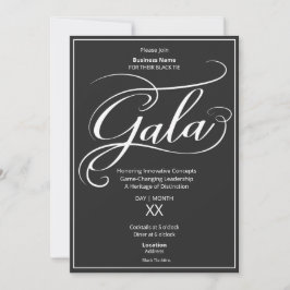 Einladung zur Black-Tie-Gala im Rahmen geschäftlic