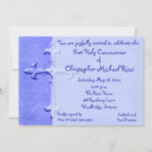 Einladung zur Blauen Erste Heilige Kommune (Rückseite)