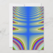 Einladung zur Blauen Gefärbte Krawatte (Rückseite)