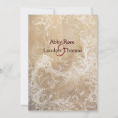 Einladung zur Blauen Hochzeit (Rückseite)