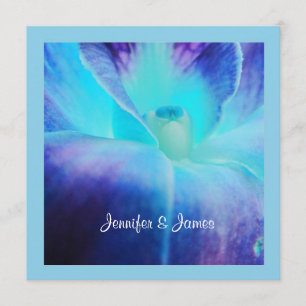 Einladung zur Blauen Orchideenhochzeit