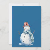 Einladung zur Blue Christmas Holiday Party (Rückseite)